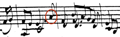 Example 4a: Bach's original