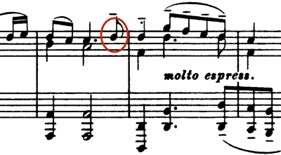 Example 4b: Busoni's score